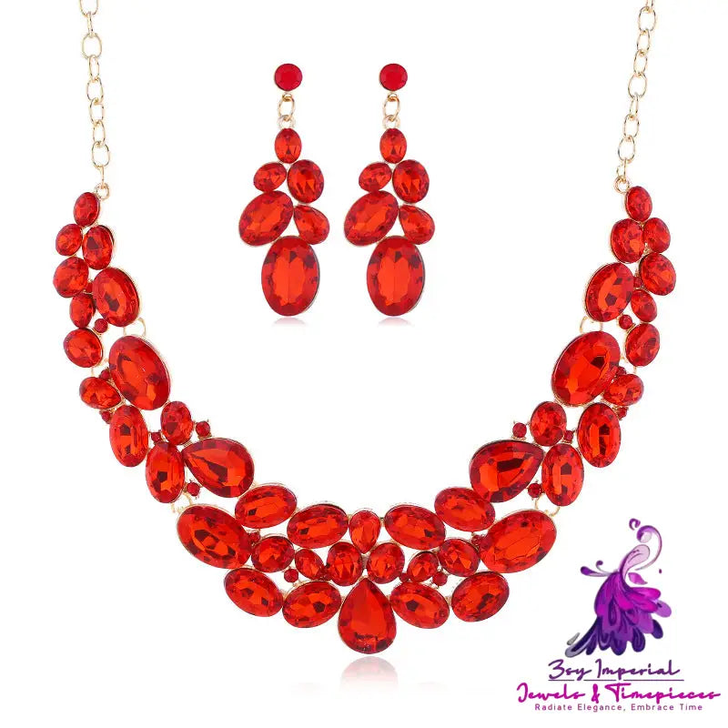 Two-Piece Necklace and Earring Set