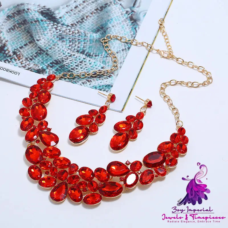 Two-Piece Necklace and Earring Set