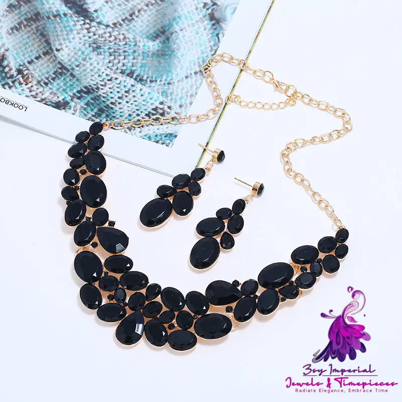 Two-Piece Necklace and Earring Set