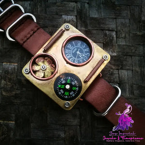 Turbo Gothic Style Copper Case Watch