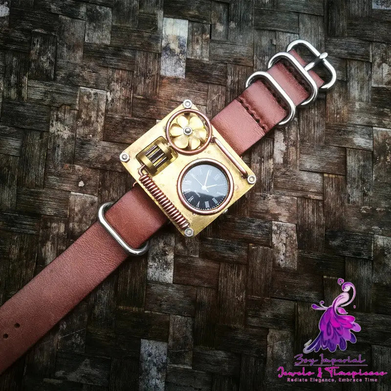 Turbo Gothic Style Copper Case Watch