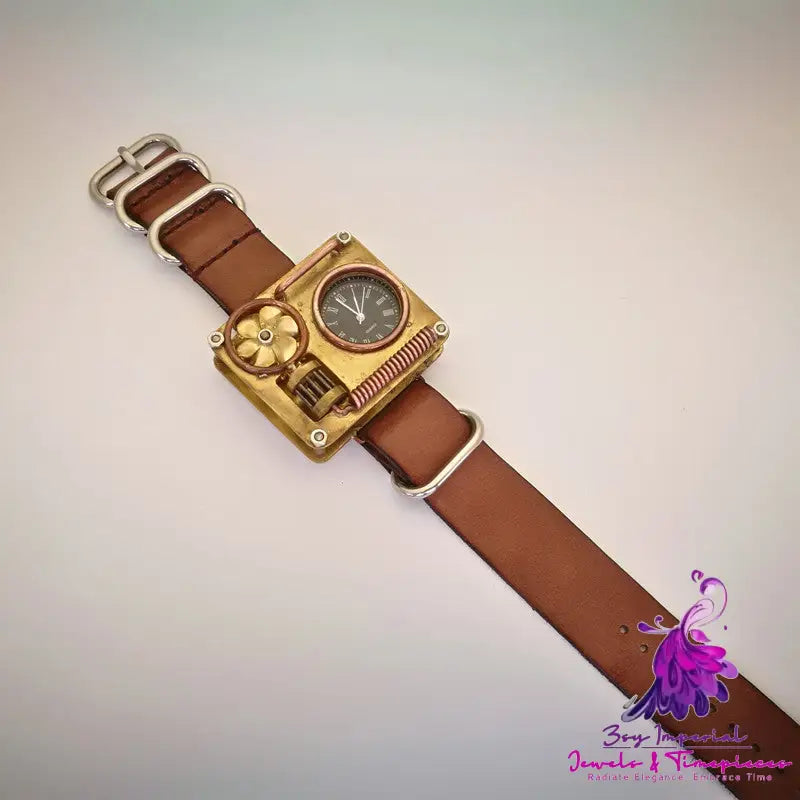 Turbo Gothic Style Copper Case Watch