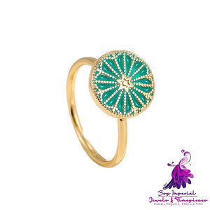 Rotating Gold Copper Plated Ring