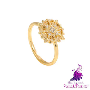 Rotating Gold Copper Plated Ring