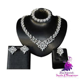 Stylish Copper Zirconia Set