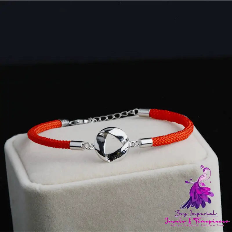 With You Couple Silver Bracelet