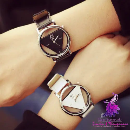 Trendy Double-sided Student Couple Watch