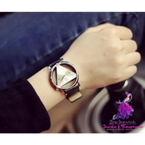 Trendy Double-sided Student Couple Watch