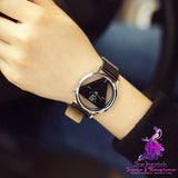 Trendy Double-sided Student Couple Watch