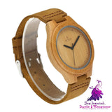 Wooden and Leather Couple Watches