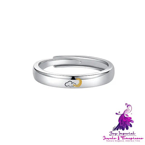 Sun Moon Flying Cloud Open Ring