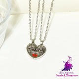 Skull Pendant Halloween Couple Necklace