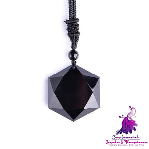 Crystal Six-pointed Star Necklace