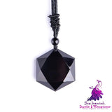 Crystal Six-pointed Star Necklace