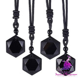 Crystal Six-pointed Star Necklace