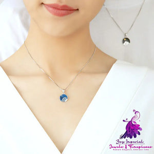 Sun Moon Pendant Couple Necklace