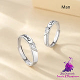 New Eternal Couple Ring Sterling Silver