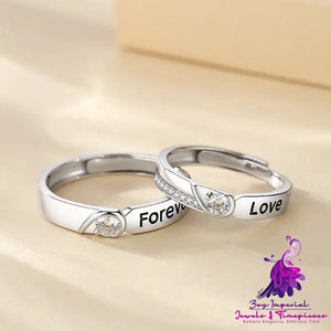 New Eternal Couple Ring Sterling Silver