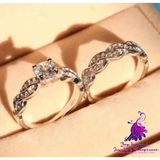 Wedding Ring Set for Men and Women