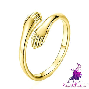 Hug Love Couple Ring