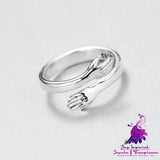 Hug Love Couple Ring