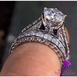 Platinum-plated Couple Ring