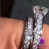 Platinum-plated Couple Ring