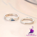 Twilight Silver Couple Rings