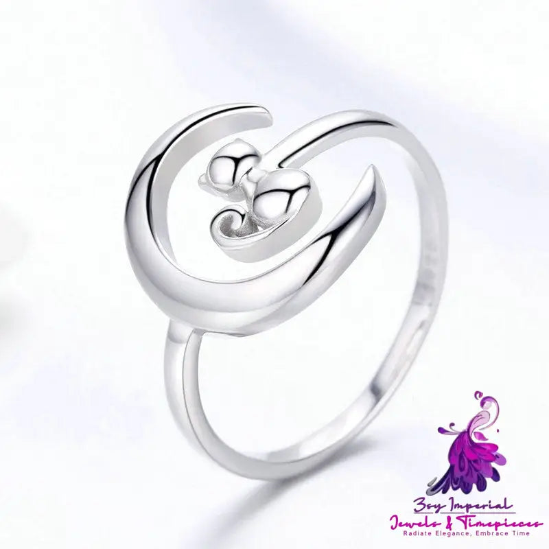 Couple’s Sterling Silver Ring Set