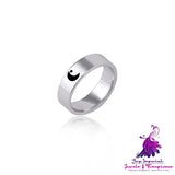 Sun Moon Stainless Steel Ring