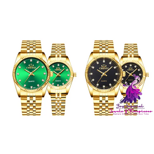 Golden Couple Men’s Watch