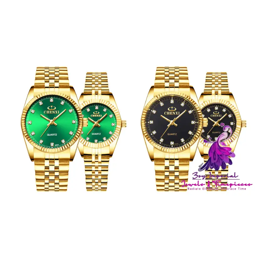 Golden Couple Men’s Watch