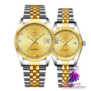 Golden Couple Men’s Watch