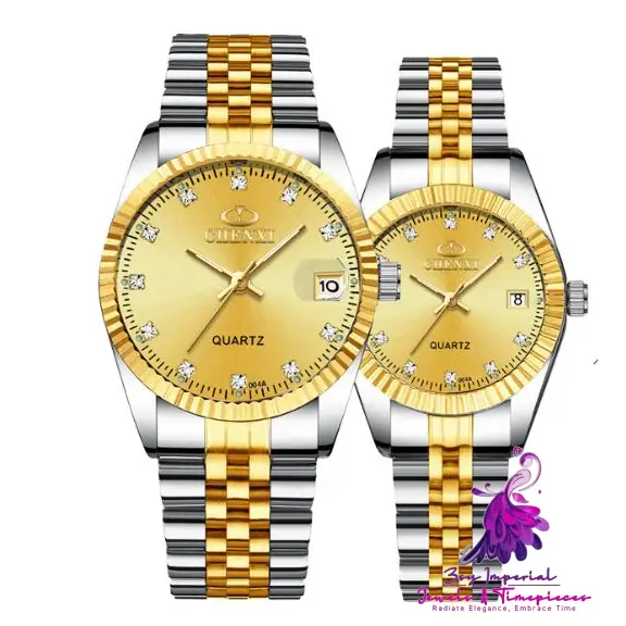 Golden Couple Men’s Watch