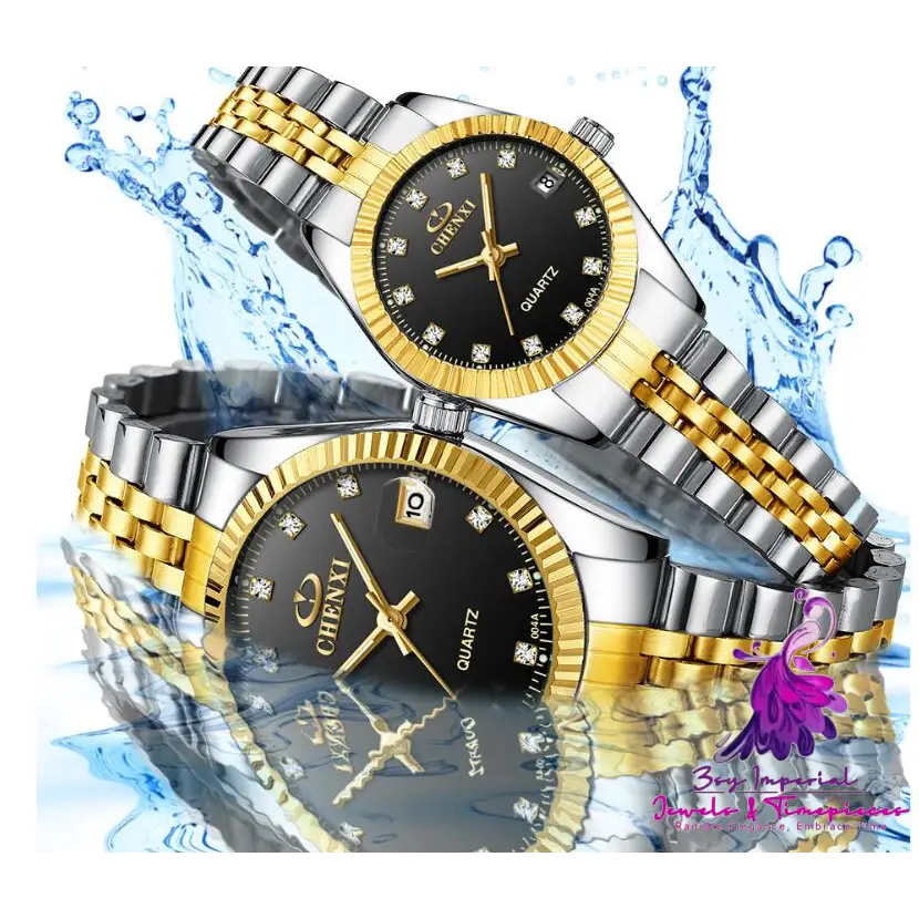 Golden Couple Men’s Watch