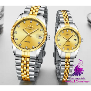 Golden Couple Men’s Watch