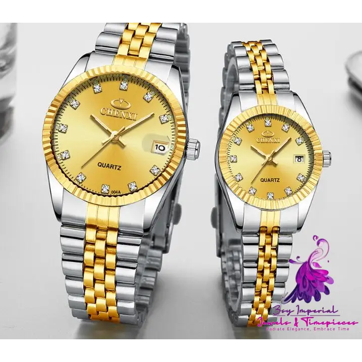 Golden Couple Men’s Watch