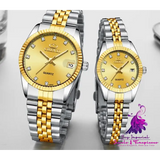 Golden Couple Men’s Watch