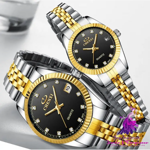 Golden Couple Men’s Watch