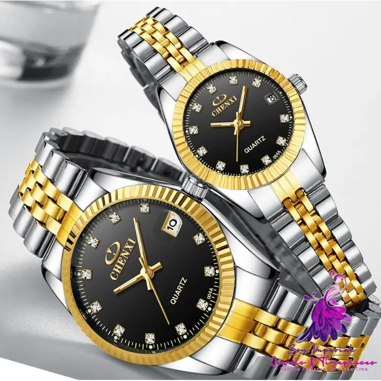 Golden Couple Men’s Watch