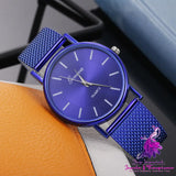 Mesh Belt Quartz Couple Watch