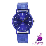 Mesh Belt Quartz Couple Watch