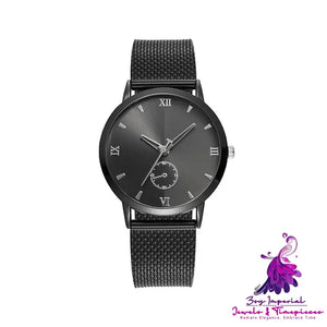 Mesh Belt Quartz Couple Watch