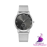 Mesh Belt Quartz Couple Watch