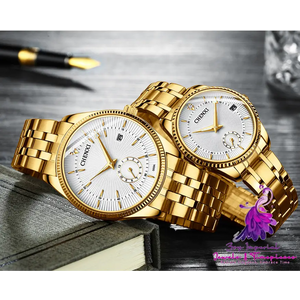 Couple Steel Band Quartz Watch