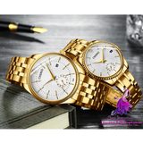 Couple Steel Band Quartz Watch