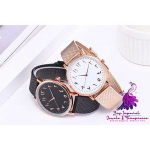 Fashion Couple Digital Mesh Watches