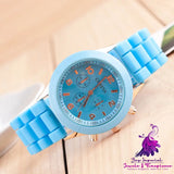 Trendy Silicone Couple Quartz Watches