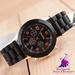 Trendy Silicone Couple Quartz Watches