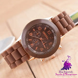 Trendy Silicone Couple Quartz Watches